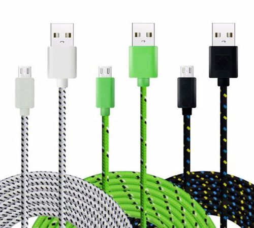 DŁUGI KABEL Micro USB 3m Metry W OPLOCIE Ładowarka na Arena.pl