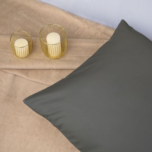 Poszewka satyna bawełna j.szary 037/50x60. na Arena.pl