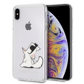 Karl Lagerfeld KLHCI65CFNRC iPhone Xs Max hardcase transparent Choupette