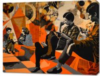 Obraz 90x70cm Przestrzeń Do Dialogu