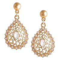 kolczyki w kształcie kropli z kolekcji mon paris (p23/wio/05au)