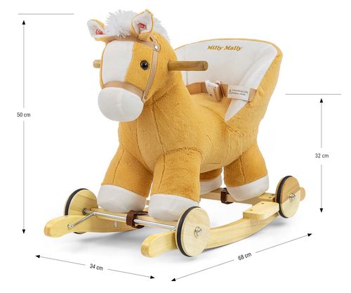 MILLY MALLY 5466 Koń Polly Light Brown na Arena.pl