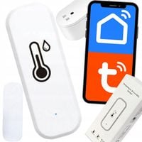TERMOMETR CZUJNIK TEMPERATURY WILGOTNOŚCI HIGROMETR WIFI TUYA SMART