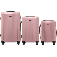 Komplet 3 walizek Wings KESTREL Rose gold