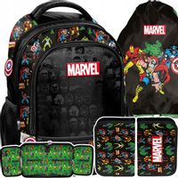 PLECAK SZKOLNY MŁODZIEŻOWY MARVEL AVENGERS PIÓRNIK WOREK DLA KLASY 1 3