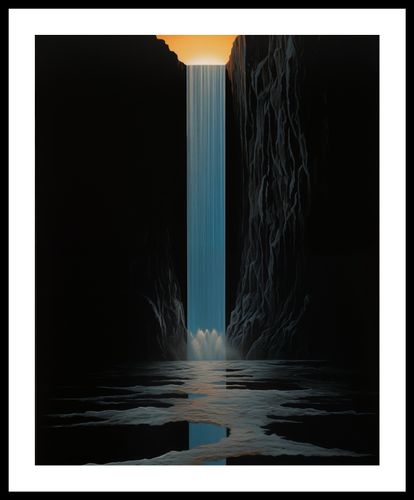 Plakat 40x50cm Wodospad Światła na Arena.pl