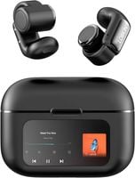LOBKIN S18 Słuchawki bezprzewodowe Bluetooth 5.4 z wyświetlaczem 4G czarne