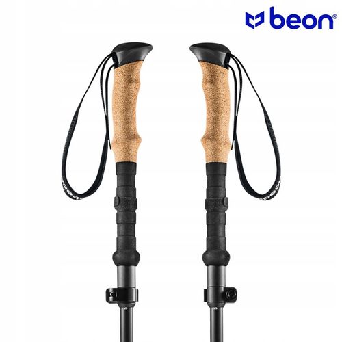 KIJE TREKKINGOWE SKŁADANE REGULOWANE KIJKI W GÓRY TURYSTYCZNE BEON FOLD na Arena.pl