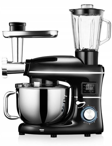 ROBOT KUCHENNY PLANETARNY MIKSER KERCH ROTARY PODGRZEWANA MISA BLACK 6,2L na Arena.pl