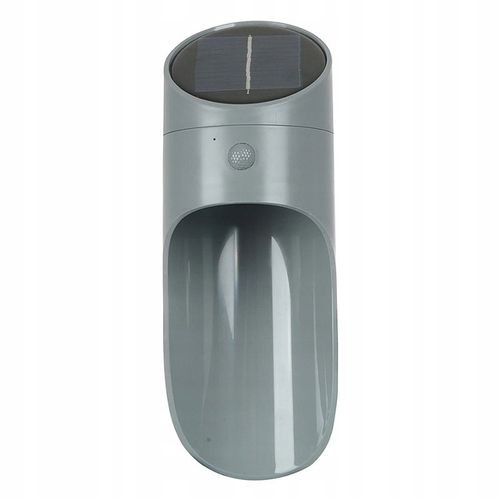 Lampa kinkiet zewnętrzny solarny LED czarny/szary na Arena.pl