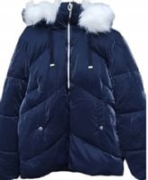 Kurtka zimowa damska granatowa puchowa r .S