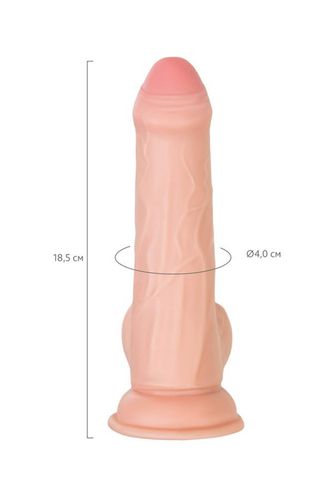 my babe my treasure realistic dildo, tpe, nude, 18.5 cm na Arena.pl