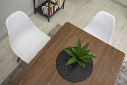 Krzesło OSAKA białe / nogi czarne x 3 na Arena.pl