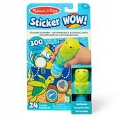 Sticker WOW Stempelki naklejkam żółw zestaw 300szt naklejek książka