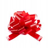 DUŻA CZERWONA KOKARDA SAMOCHÓD AUTO MIESZKANIE DOM PREZENT 45 cm