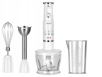 Blender ręczny MPM MBL 43 biały 600W zestaw