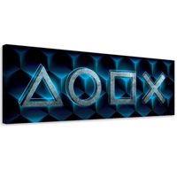 Emaga Obraz na płótnie, Symbole gry - 150x50