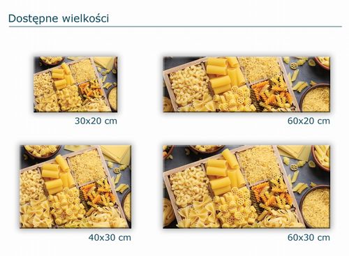 SZKLANA DESKA KUCHENNA 40x30 271b Makarony na Arena.pl