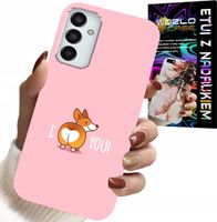 ETUI DO SAMSUNG GALAXY M13 4G - ŚMIESZNE WZORY I LOVE YOU PIESEK OBUDOWA