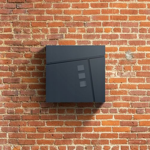 SKRZYNKA POCZTOWA NA LISTY POCZTĘ GAZETY TUBA WIZJER ANTRACYT + NAPIS ADRES na Arena.pl