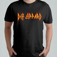 Koszulka T-shirt Męski Def Leppard Rock r. L