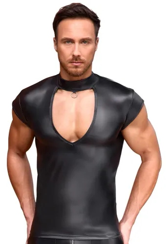 nek koszulka męska czarna matowa z wycięciem v 2xl na Arena.pl