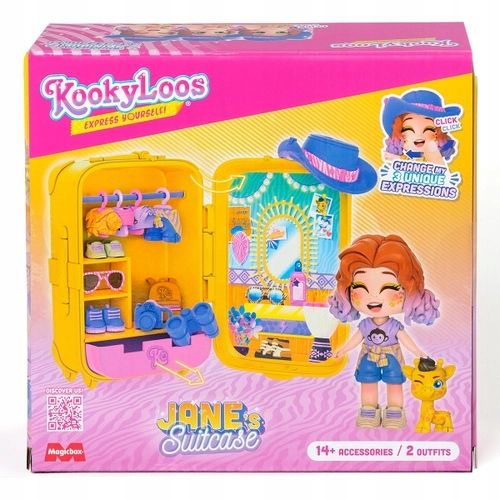Kookyloos Lalka Jane Walizka Akcesoria Zwierzątko na Arena.pl