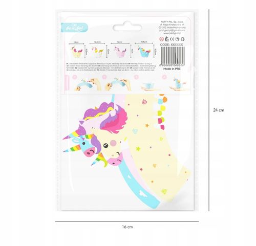 PAPILOTKI OWIJKI do babeczek Jednorożce 8 szt na Arena.pl