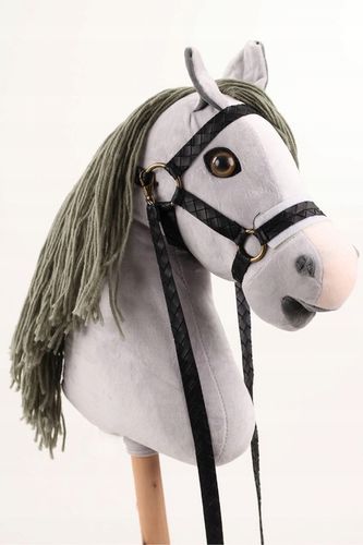 HOBBY HORSE KONIK KOŃ NA PATYKU KANTAR DLA HOBBY HORSE PREZENT DLA DZIECKA na Arena.pl