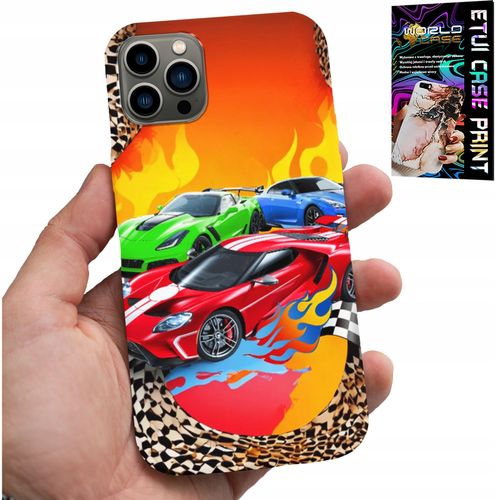 ETUI DO IPHONE 12 PRO - DLA DZIECI, SAMOCHODY WYŚCIGOWE + SZKŁO na Arena.pl