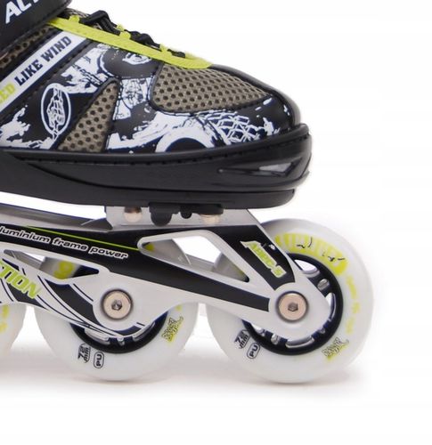 ŁYŻWOROLKI ABEC7 REGULOWANE 39-42 KAUCZUK na Arena.pl