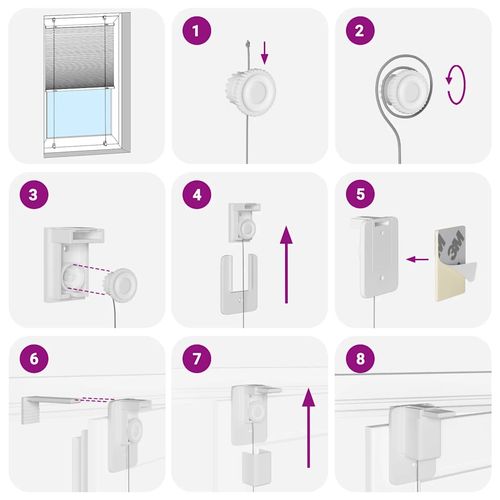 Roleta plisowana antracytowa 60x100 cm Szerokość tkaniny 59,4cm na Arena.pl