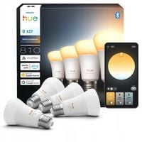 Inteligentna żarówka LED Philips Hue White Ambiance A60 E27 810 lm 4 sztuki