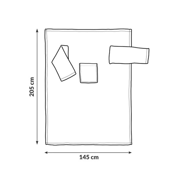 Kocyko-Szlafrok Biały z Rękawami - Komfort i Ciepło zdjęcie 4