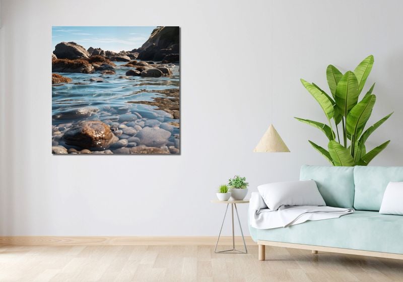 Obraz 100x100cm Harmonia Przybrzeżna zdjęcie 2