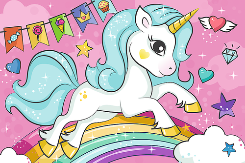 Trefl 24 elementy Maxi Słodki Jednorożec na Arena.pl