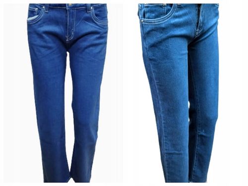 SPODNIE JEANSY plus size TRANG COLLECTION r 4XL(48) blue denim na Arena.pl