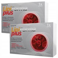 LipiForma Plus Koenzym Q10, Monakolina K, Czosnek 30 Kapsułek