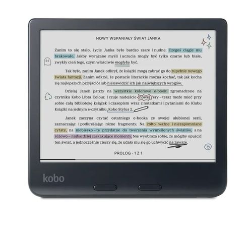 Czytnik e-booków KOBO Libra Colour Czarny na Arena.pl