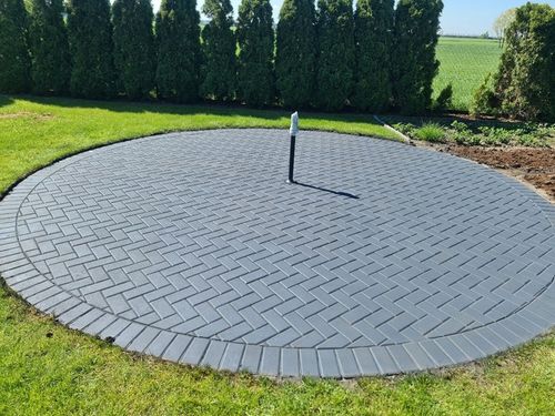 Barwiący IMPREGNAT farba kostki brukowej i elementów z BETONU 5l antracyt na Arena.pl