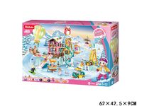 Nowe KLOCKI SLUBAN GD Duży Ośrodek zimowy narciarski 1065 kompatyb. z LEGO