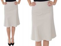 SPÓDNICA BAWEŁNA ROZKLOSZOWANA (38-52) KOLORY r.46