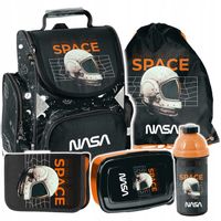 Tornister szkolny Paso plecak dla chłopca 1 2 3 klasa Space NASA czarny