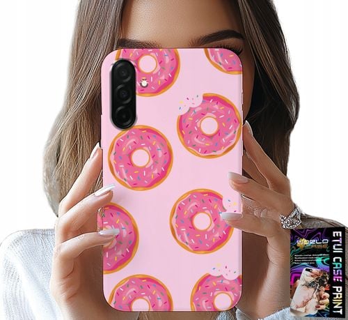 ETUI DO SAMSUNG GALAXY A36 5G - WZÓR Z PĄCZKAMI DONATAMI POLEWĄ CUKROWĄ na Arena.pl