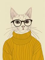 Plakat 15x20cm Intelektualista