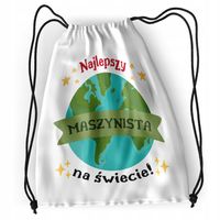 Plecak Sportowy Szkolny Maszynisty Worek Torba Z Nadrukiem Ze Zdjęciem