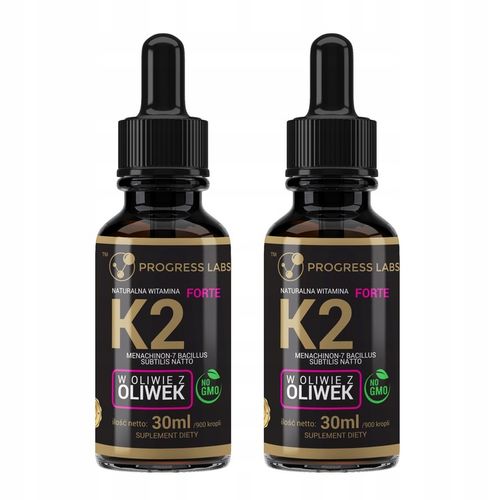 Witamina K2 MK-7 FORTE KROPLE 30ml w płynie 2x30ml na Arena.pl