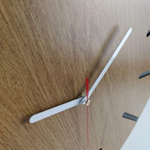 Wielki zegar ścienny 50 cm Dąb naturalny na Arena.pl