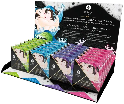 shunga moonlight bath zestaw luksusowych soli do kąpieli 24x75g mix na Arena.pl