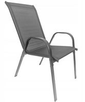 Krzesło ogrodowe Minorka2 do balkonu i tarasu szare